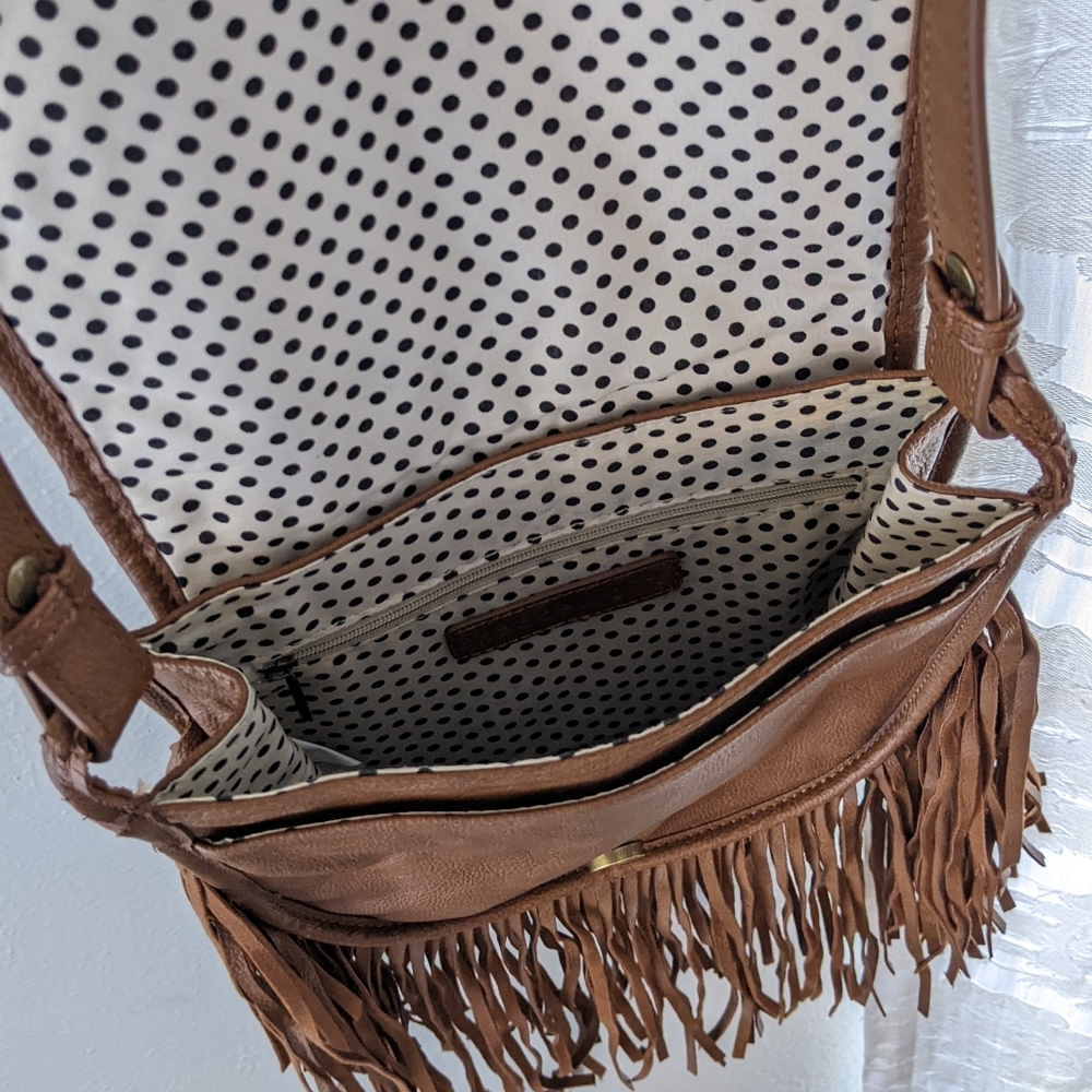 Madden Girl Boho Fringe Crossbody Bag - Picture 6 of 7